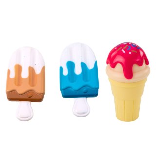 Zestaw Słodkości Lody Dla Dzieci Łyżka Do Lodów Pudełko 14 el. LEAN Toys