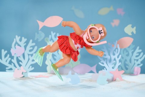 Zestaw do nurkowania z płetwami Baby Born 43 cm Zapf