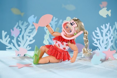 Zestaw do nurkowania z płetwami Baby Born 43 cm Zapf