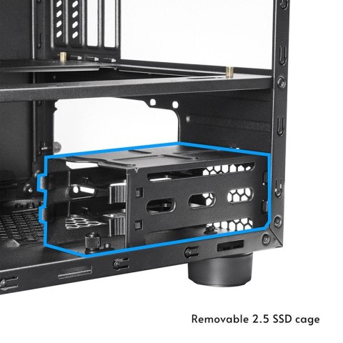 Obudowa CI-03B-OP mATX The Cube czarna Chieftec