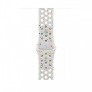 Pasek sportowy Nike w kolorze czystej platyny do koperty 46 mm - rozmiar S/M Apple