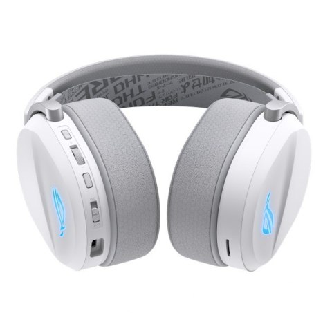 Słuchawki ROG Pelta Wireless 2.4GHz/BT/USB-C Białe Asus