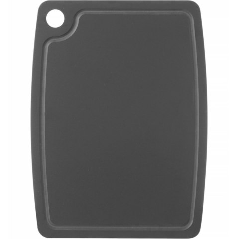 Deska do krojenia z włókna drzewnego 370 x 275 mm - czarna Hendi