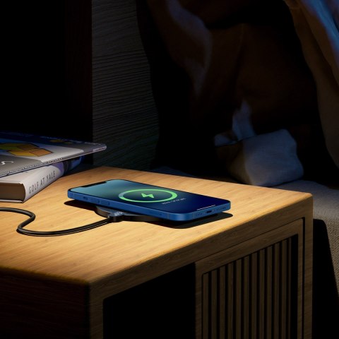 Ładowarka indukcyjna Digital LED Display Gen 2 15W USB-C - czarna BASEUS