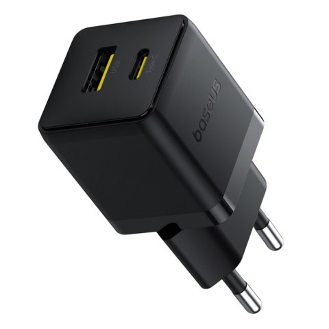 Ładowarka sieciowa Palm 30W USB-C USB-A - czarna BASEUS