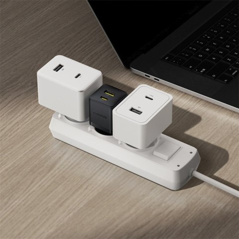 Ładowarka sieciowa Palm 30W USB-C USB-A - czarna BASEUS