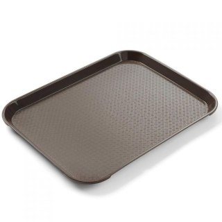 Mała taca tacka do serwowania Fast Food z polipropylenu BRĄZOWA Hendi 878743 Hendi