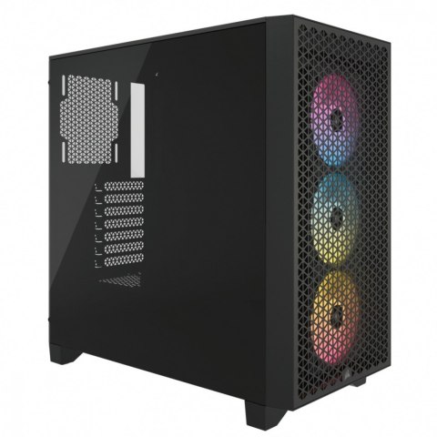 Obudowa 3000D Airflow RGB TG Mid-Tower Czarna Corsair