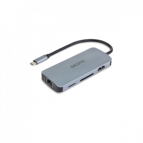 Hub USB-C 8 w 1 Multi Hub 4K PD 100W DICOTA