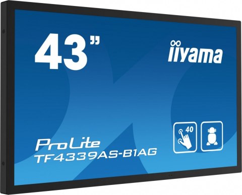 Monitor 43 cale TF4339AS-B1AG,IPS,4K,HDMIx2,DP,RJ45,3xUSB,40pkt, ANDROID,24/7 IIYAMA