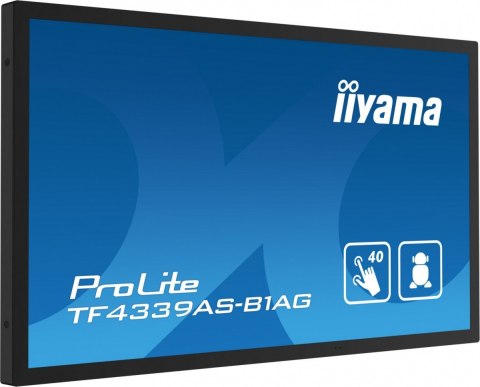 Monitor 43 cale TF4339AS-B1AG,IPS,4K,HDMIx2,DP,RJ45,3xUSB,40pkt, ANDROID,24/7 IIYAMA
