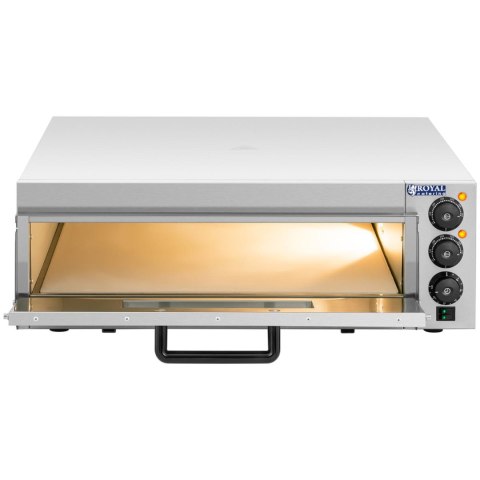 Piec do pizzy jednokomorowy z szybą 1 pizza 60 cm 230 V 3000 W Royal Catering