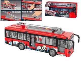 Autobus b/o światło, dźwięk, otwierane drzwi Madej