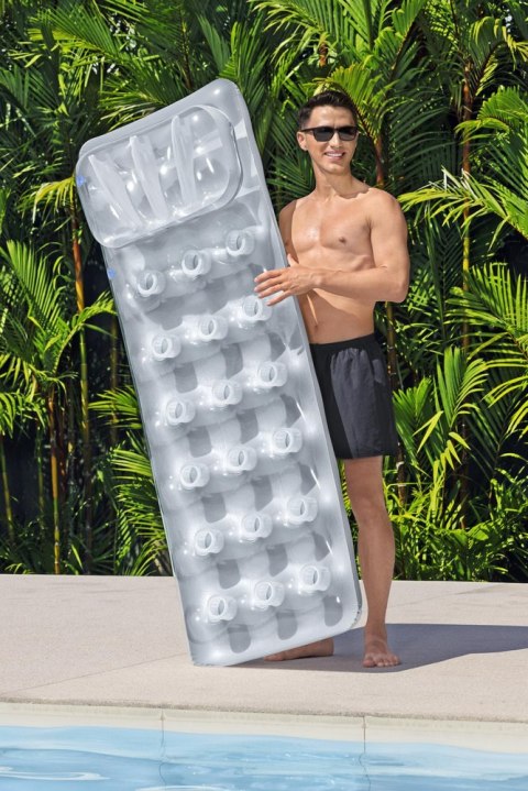 Dmuchany Materac Do Pływania Szary 188 x 71 cm Bestway 43024 Bestway