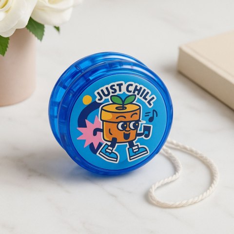 Klasyczne Jojo Zabawka Zręcznościowa YoYo Światła 6 cm Mix LEAN TOYS