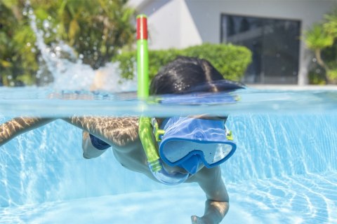 Maska z Rurką do Nurkowania Zielono- Niebieska Bestway 24036 Bestway