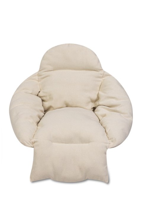 Poduszka LUARO na huśtawkę wiszącą bocianie gniazdo XXL ecru Kik Sp. z o. o. Sp. k.