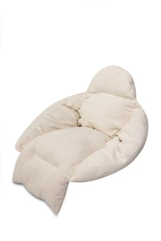 Poduszka LUARO na huśtawkę wiszącą bocianie gniazdo XXL ecru Kik Sp. z o. o. Sp. k.