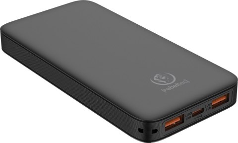 Powerbank P10 LCDPD 10 000mAh LAMP z funkcją mocnego źródła światła, moc wyjściowa 22,5W Port Delivery (PD20W) Rebeltec