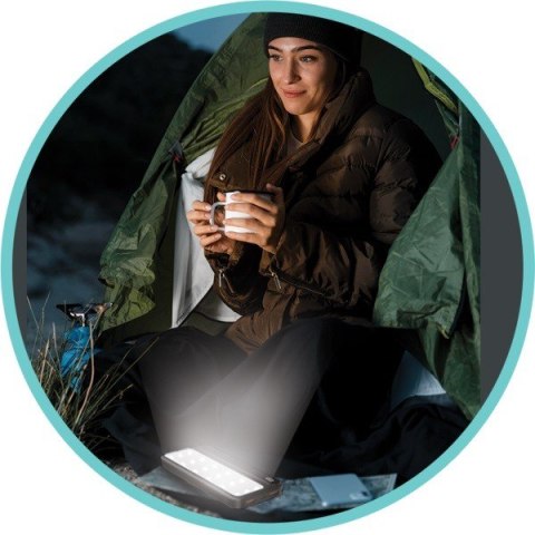 Powerbank P10 LCDPD 10 000mAh LAMP z funkcją mocnego źródła światła, moc wyjściowa 22,5W Port Delivery (PD20W) Rebeltec