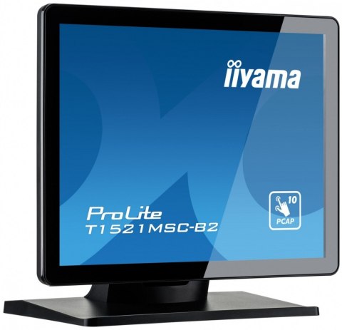 Monitor 15 cali T1521MSC-B2 POJEMN.10PKT.TN,7H,IP65(front),VGA,HDMI,2x2W,4:3,VESA IIYAMA