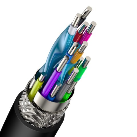 Kabel przewód HDMI 2.0 4K 60 Hz 3D 18 Gbps 1m - czarny BASEUS