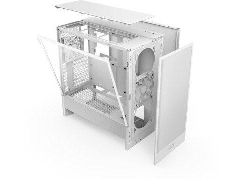 Obudowa H5 FLOW RGB Midi Tower z oknem (2024) Biała NZXT