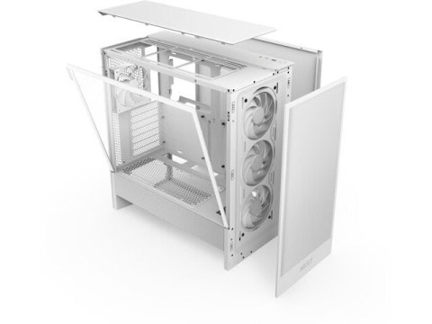 Obudowa H5 FLOW RGB Midi Tower z oknem (2024) Biała NZXT