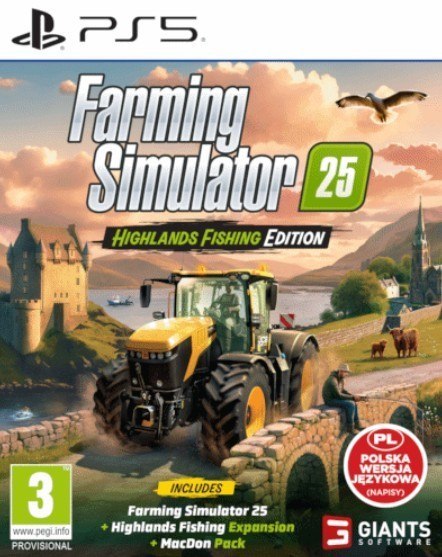 Gra Play Station 5 Farming Simulator 25 Highlands Fishing Edition Cenega