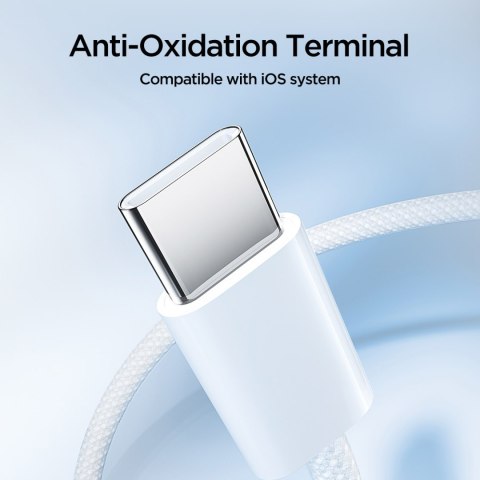 Kabel przewód Ben Series USB-C 60W 1 m - biały JOYROOM