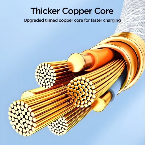 Kabel przewód Ben Series USB-C 60W 1 m - biały JOYROOM