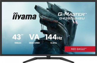 Monitor G-Master 42.5 cala G4380UHSU-B2 4K,VA, 2xHDMI 2.1, 2xDP, 0,3ms, 144Hz, 550cd, 4000:1, USB HUBx4, 2x7W IIYAMA