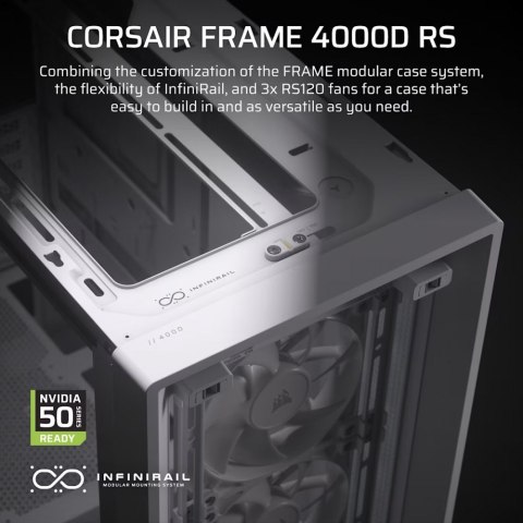 Obudowa FRAME 4000D RS White Mid Tower ATX Corsair