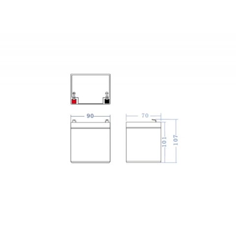 Akumulator AGM 12V 5Ah Green Cell