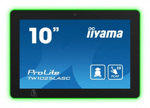 Monitor 10 cali TW1025ALASC B1PNR,10 punktów dotykowych IPS WiFi IIYAMA