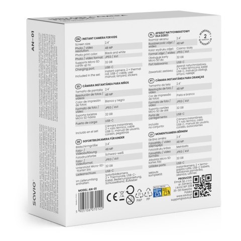 Aparat natychmiastowy AN-01 Savio