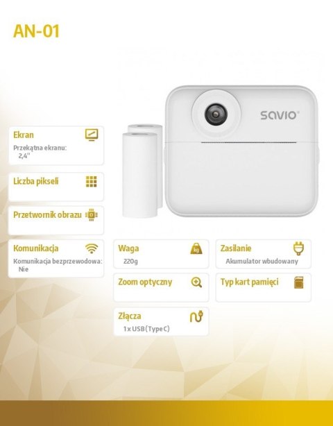 Aparat natychmiastowy AN-01 Savio