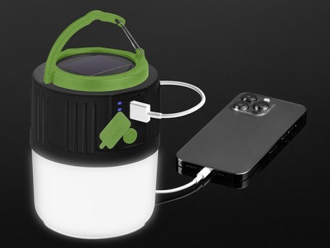 Solarna lampa kempingowa z funkcją powerbank Power Tracer