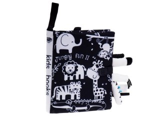 Książeczka sensoryczna miękka ogony zwierząt safari Kik Sp. z o. o. Sp. k.