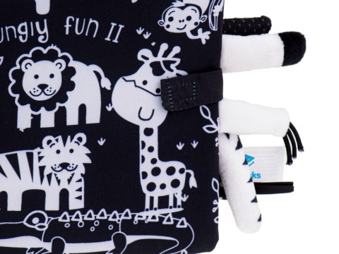 Książeczka sensoryczna miękka ogony zwierząt safari Kik Sp. z o. o. Sp. k.