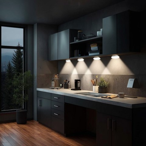 Lampa zestaw 6 LED Energy z pilotem na baterie 3xAAA MCE165 Maclean