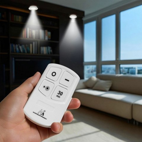 Lampa zestaw 6 LED Energy z pilotem na baterie 3xAAA MCE165 Maclean