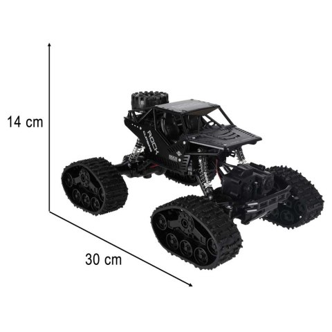 Samochód zdalnie sterowany na pilota RC Rock Crawler 4x4 LHC012 auto 2w1 czarny Kik Sp. z o. o. Sp. k.