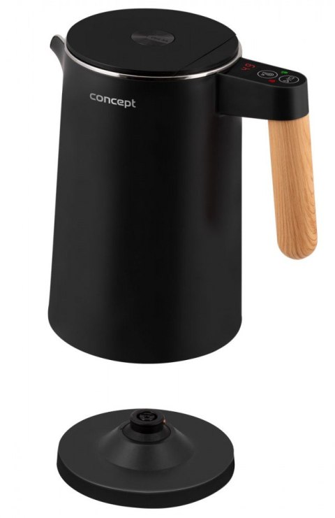 Czajnik 1,5L double wall czarny RK3301 Concept