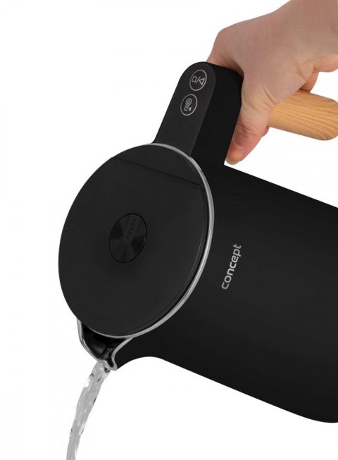 Czajnik 1,5L double wall czarny RK3301 Concept