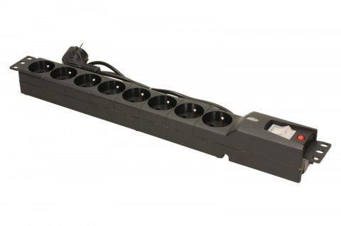 Listwa przeciwprzepięciowa LXARM 810, 3L, PDU, 1,5m, czarna Lestar