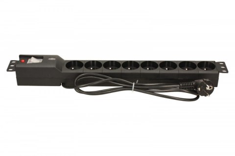 Listwa przeciwprzepięciowa LXARM 810, 3L, PDU, 1,5m, czarna Lestar