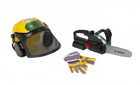 Zestaw drwala z piłą, przyłbicą i rękawicami Klein