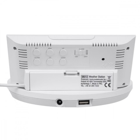 Bezprzewodowa stacja pogody z ładowarką Qi GB213 GreenBlue