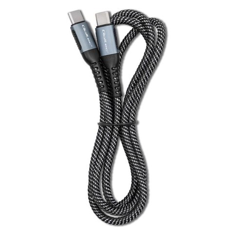Kabel USB 2.0 typ C | USB 2.0 typ C 100W | QC 3.0| PD | 1.5m | Czarny Qoltec